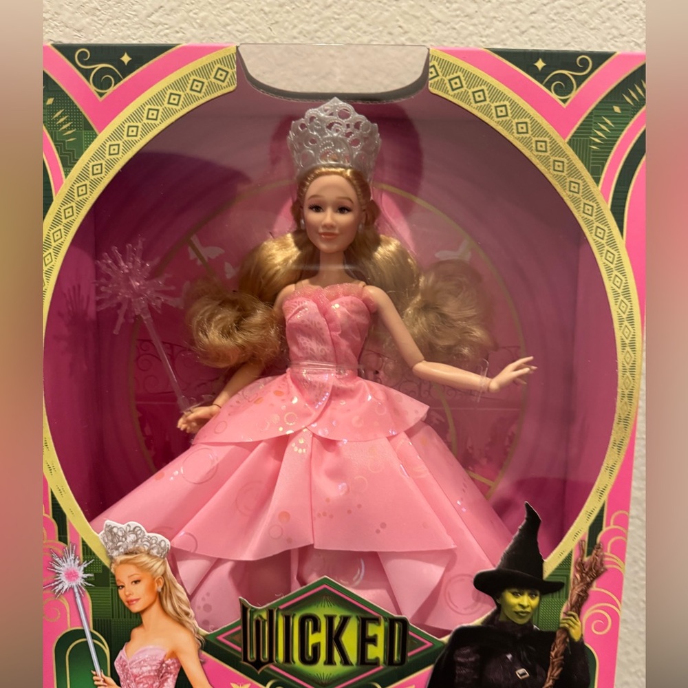 Mattel Deluxe/Enchanting Glinda Wicked & Wicked for Good Dolls (2 dolls) NWB - Picture 2 of 4